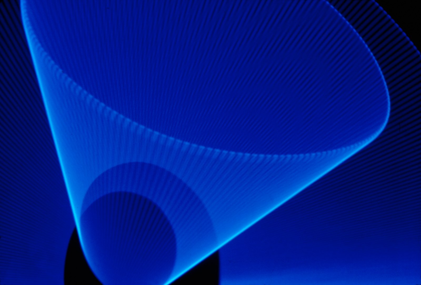 Light Drawings — Blue Glass Neon