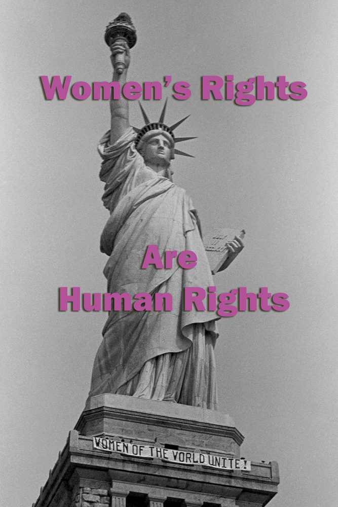 The Personal is Political — Women Srights Are Human Rights Poster 2017