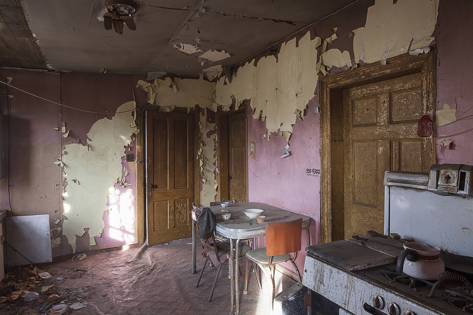 Urban Archeology & Modern Ruins — Kitchen Table Stove Buttonwood