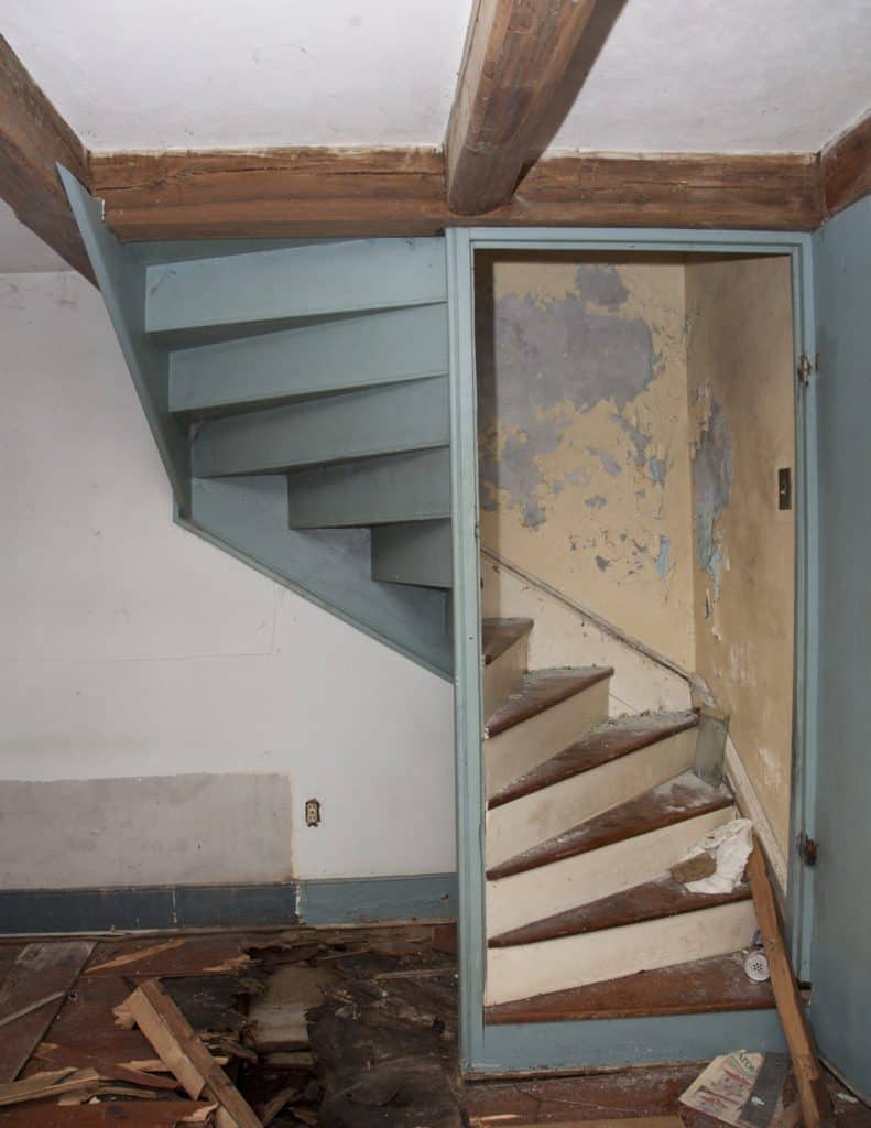 delaware water gap historic home staircase photography by trix rosen