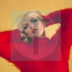 debbie harry trix rosen portraits photography in red suit