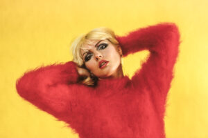 3293 Debbie Harry Red Sweater