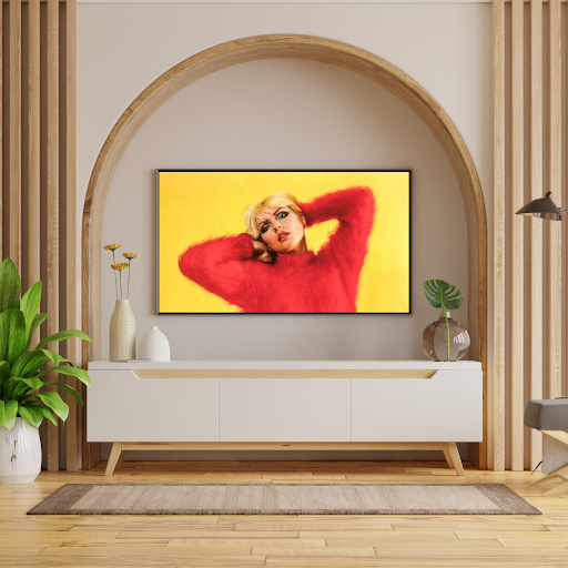 DEBBIE HARRY RED SWEATER
